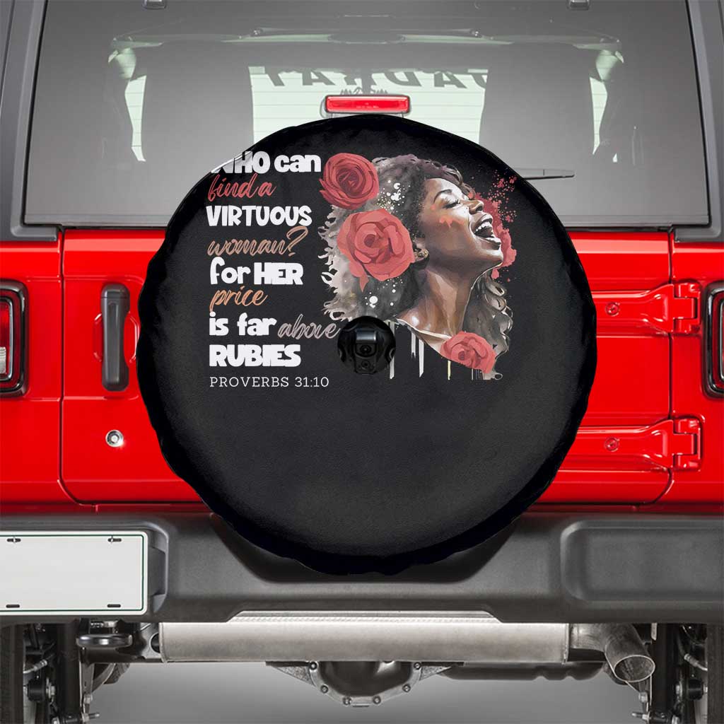 Christian African American Spare Tire Cover Who Can Find A Virtuous Woman