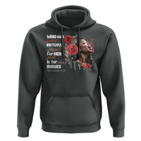 Christian African American Hoodie Who Can Find A Virtuous Woman