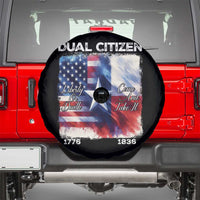 Proud American Texan Spare Tire Cover Dual Citizen Liberty Or Death Come And Take It