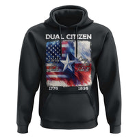 Proud American Texan Hoodie Dual Citizen Liberty Or Death Come And Take It