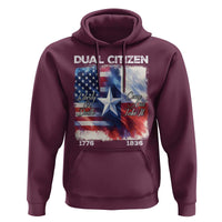 Proud American Texan Hoodie Dual Citizen Liberty Or Death Come And Take It