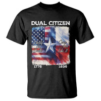 Proud American Texan T Shirt Dual Citizen Liberty Or Death Come And Take It