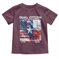 Proud American Texan Toddler T Shirt Dual Citizen Liberty Or Death Come And Take It