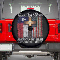 Proud American Texan Jesus Spare Tire Cover Texan By Blood American By Birth Patriot By Choice Cross
