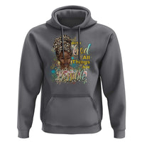 Christian African American Hoodie With God All Things Are Possible Black Prayer