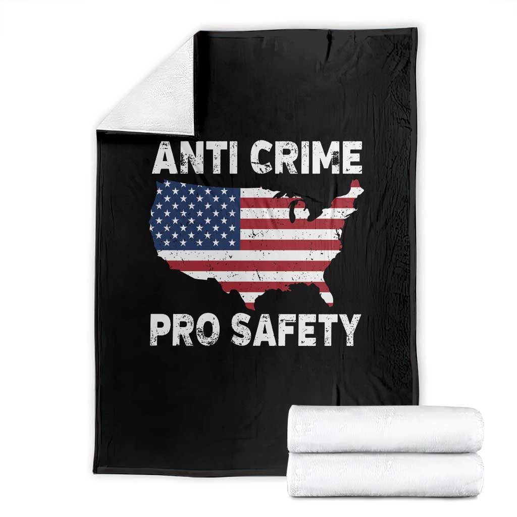 Anti Crime Pro Safety Throw Blanket Mayor Resistance Protest Jacob Political