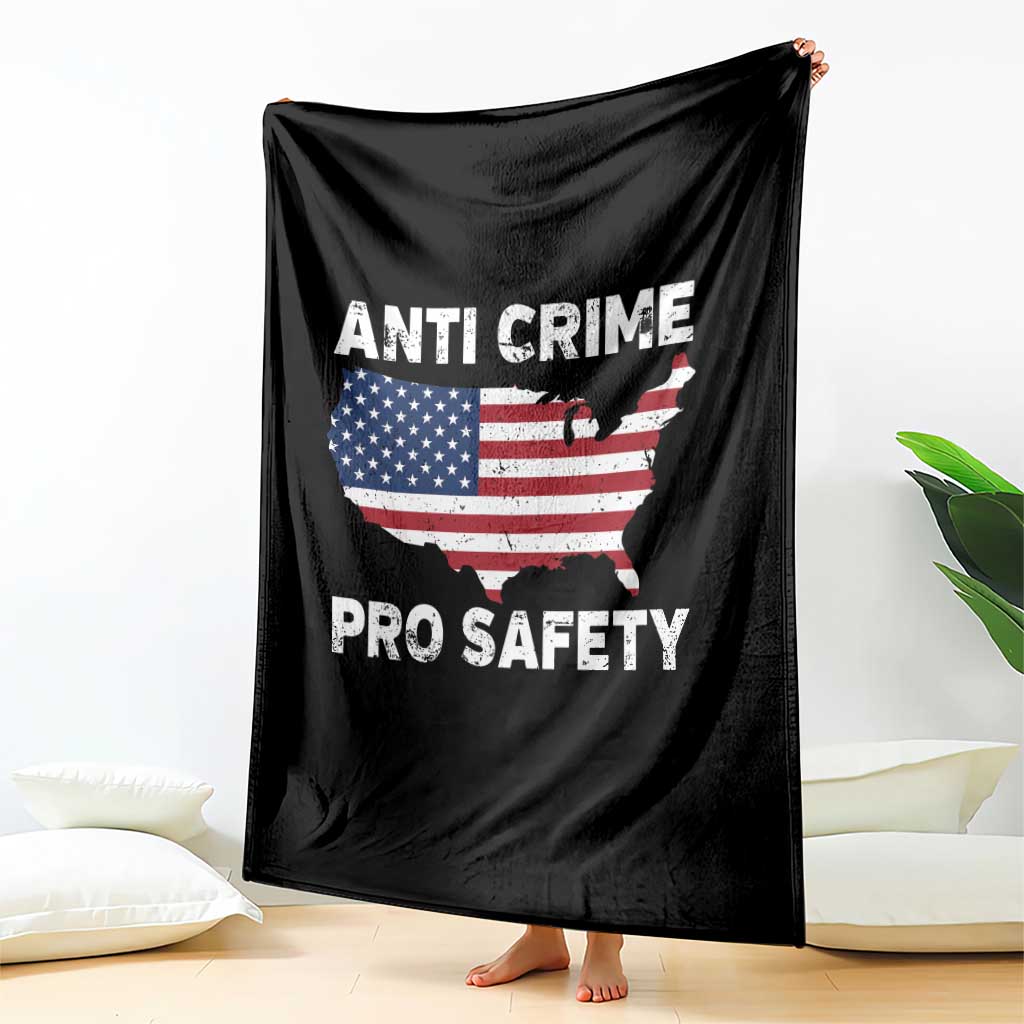 Anti Crime Pro Safety Throw Blanket Mayor Resistance Protest Jacob Political