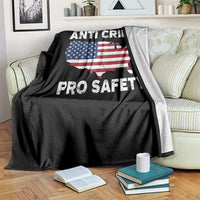 Anti Crime Pro Safety Throw Blanket Mayor Resistance Protest Jacob Political