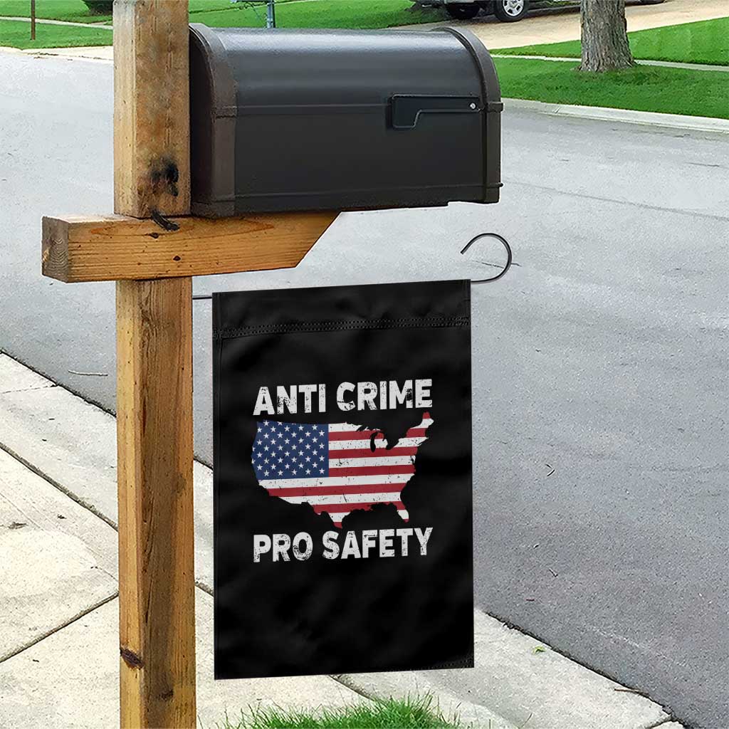 Anti Crime Pro Safety Garden Flag Mayor Resistance Protest Jacob Political