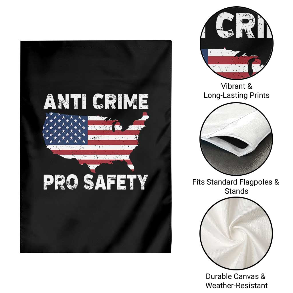Anti Crime Pro Safety Garden Flag Mayor Resistance Protest Jacob Political