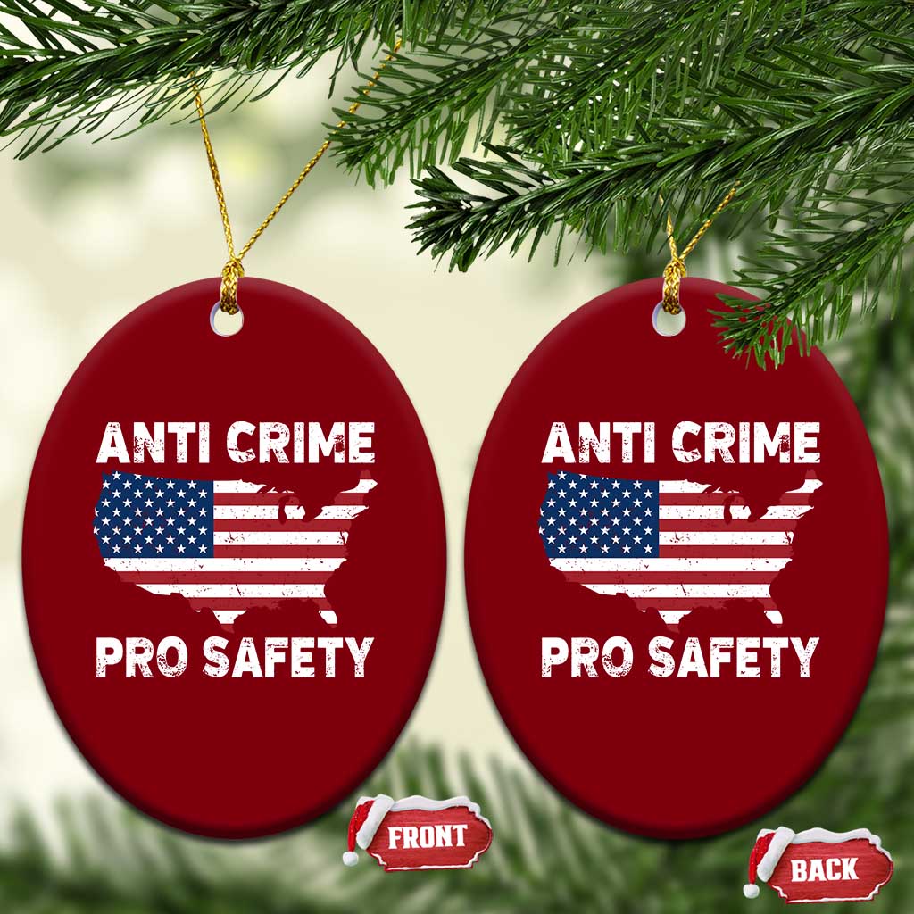Anti Crime Pro Safety Ceramic Ornament Mayor Resistance Protest Jacob Political
