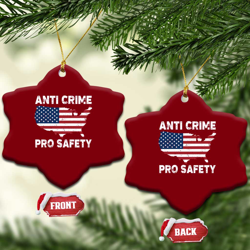 Anti Crime Pro Safety Ceramic Ornament Mayor Resistance Protest Jacob Political