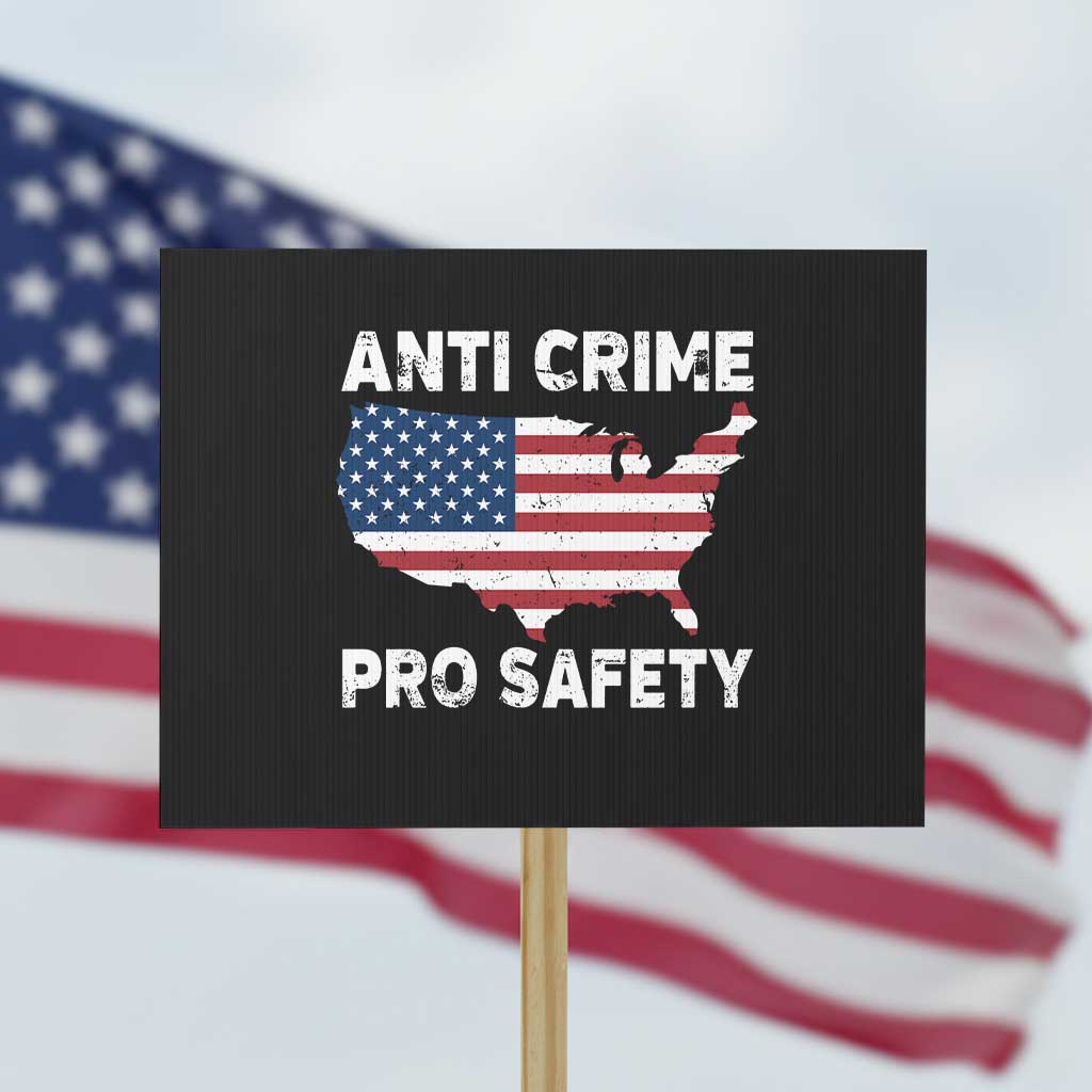 Anti Crime Pro Safety Protest Sign Mayor Resistance Protest Jacob Political