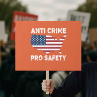 Anti Crime Pro Safety Protest Sign Mayor Resistance Protest Jacob Political