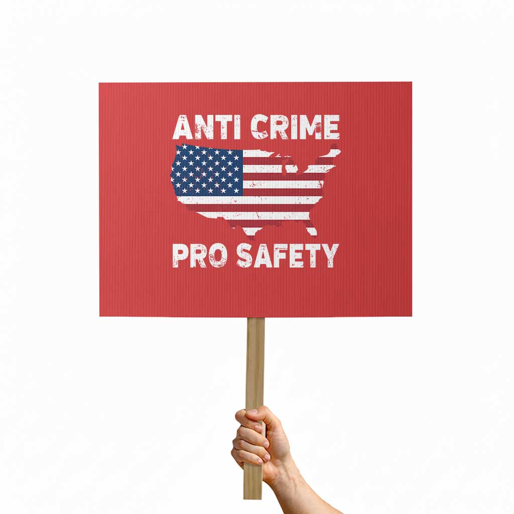 Anti Crime Pro Safety Protest Sign Mayor Resistance Protest Jacob Political