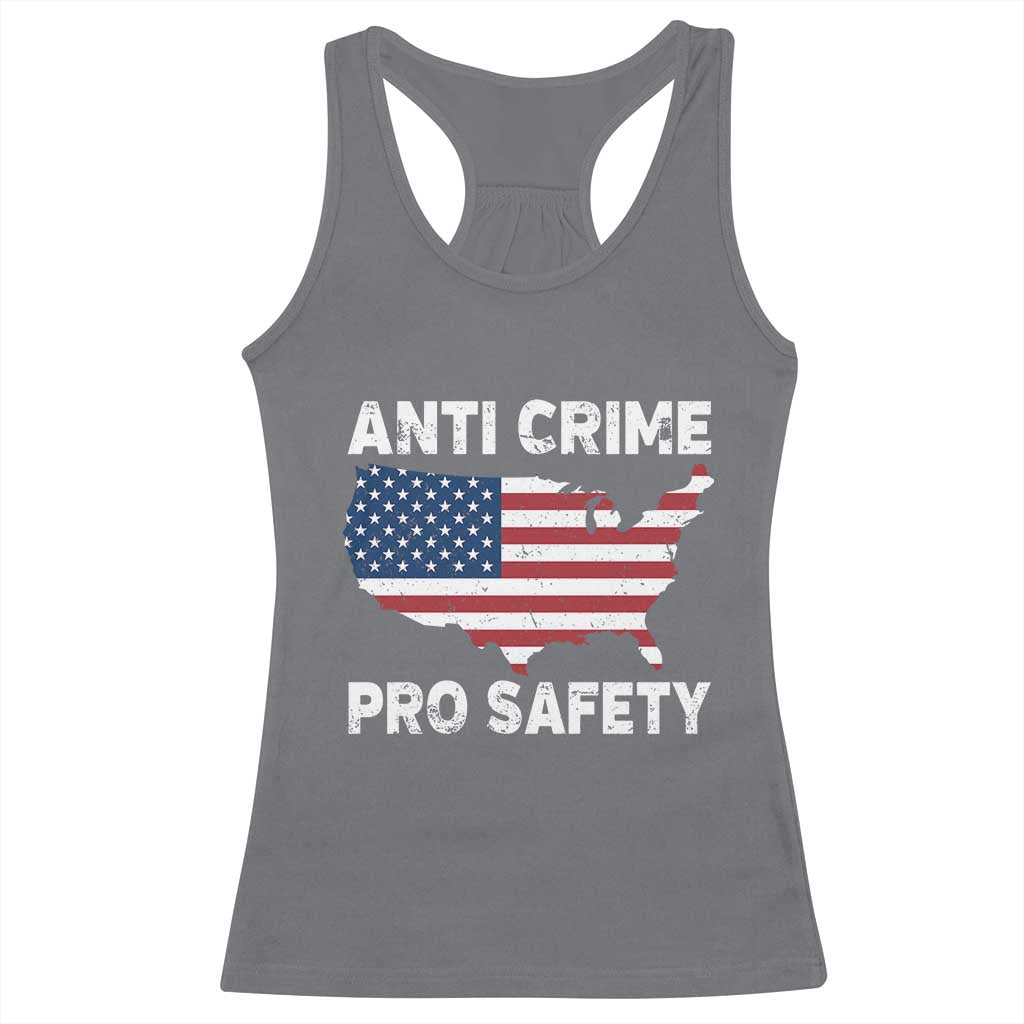Anti Crime Pro Safety Racerback Tank Top Mayor Resistance Protest Jacob Political