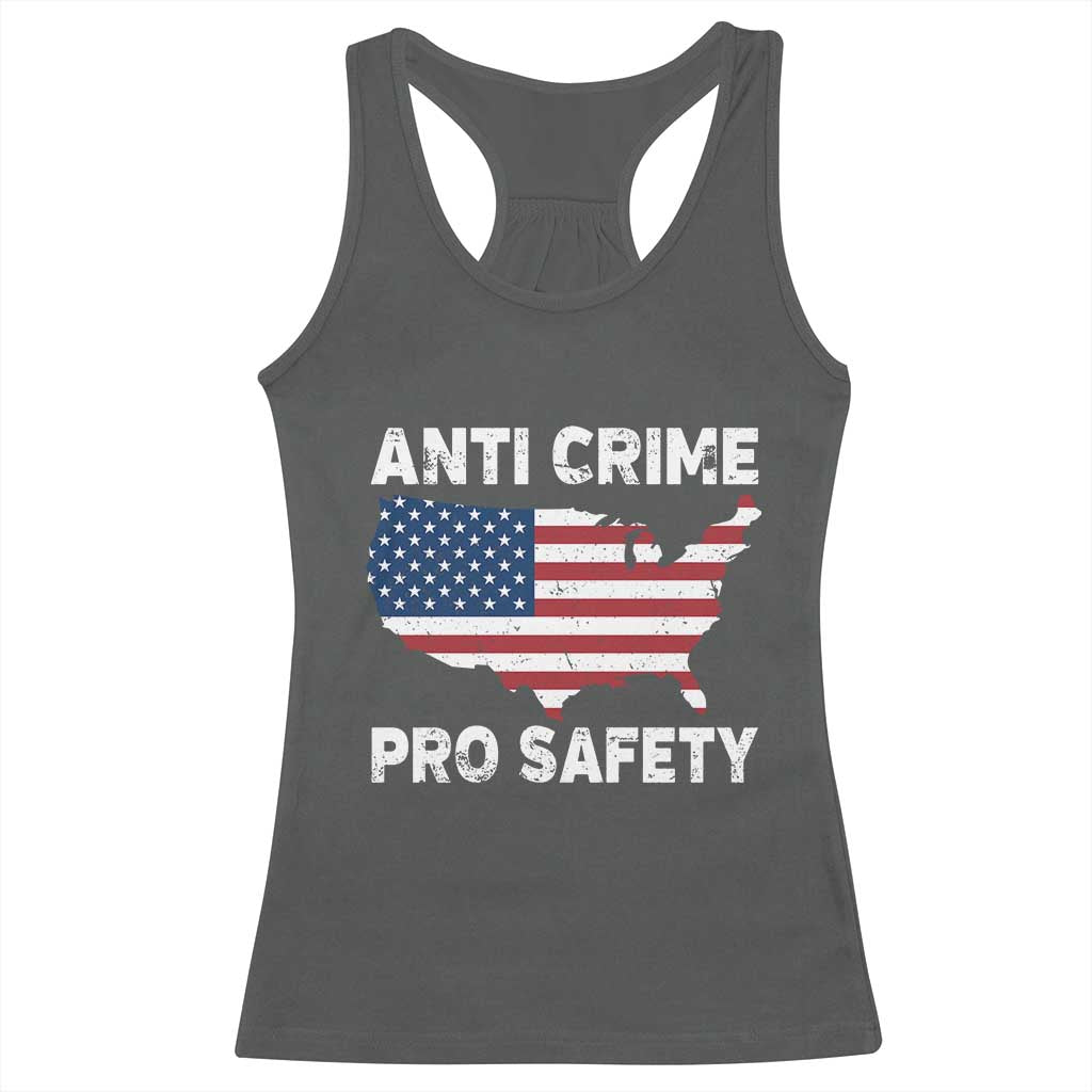 Anti Crime Pro Safety Racerback Tank Top Mayor Resistance Protest Jacob Political