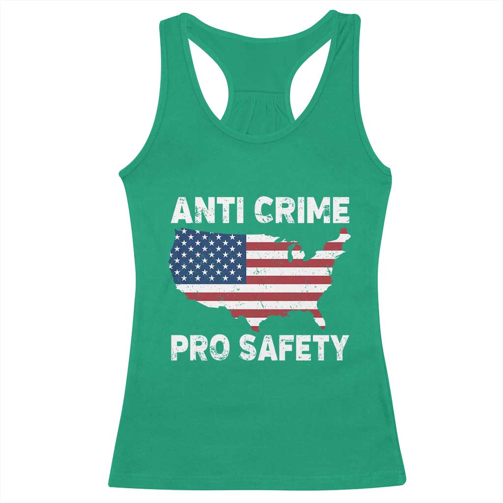 Anti Crime Pro Safety Racerback Tank Top Mayor Resistance Protest Jacob Political