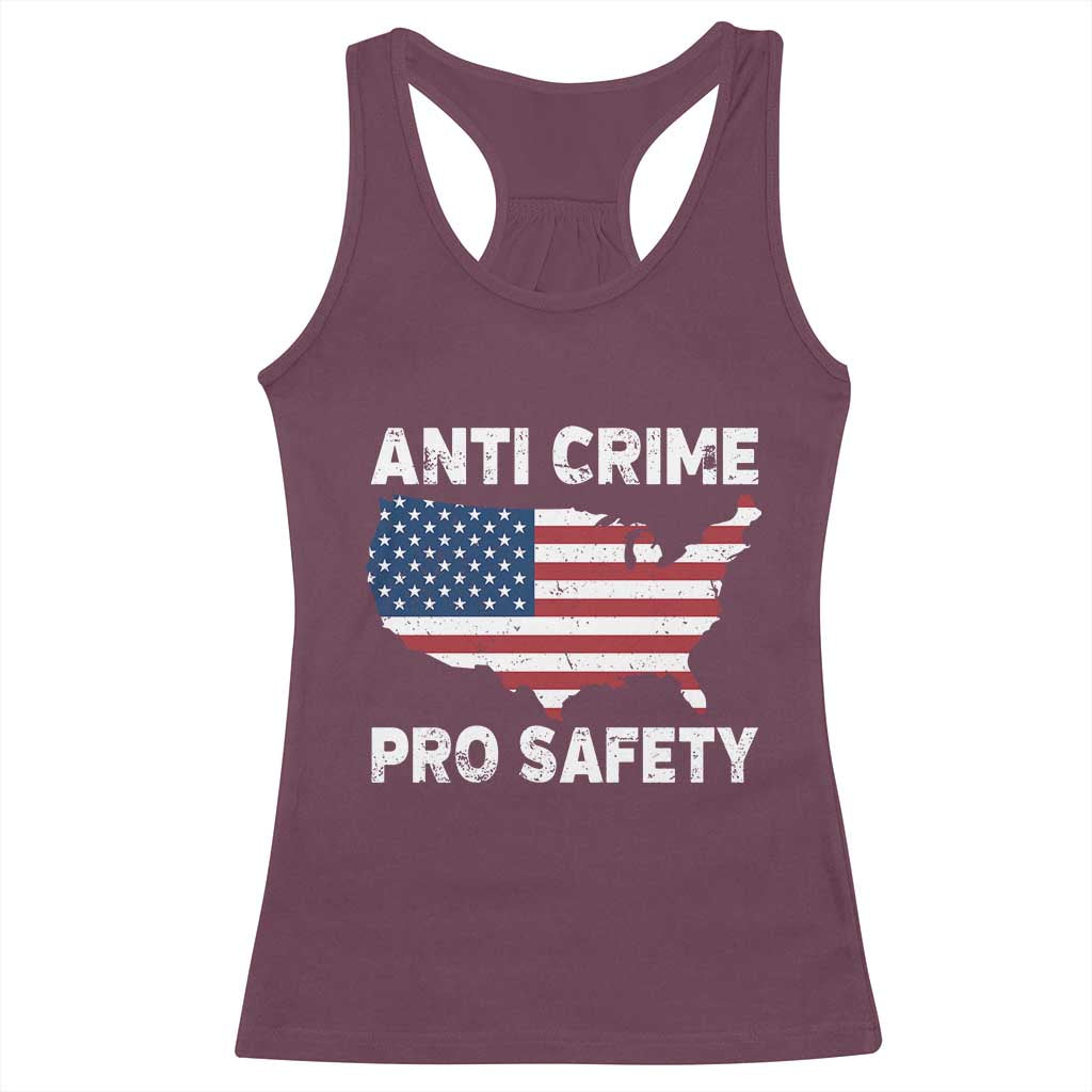 Anti Crime Pro Safety Racerback Tank Top Mayor Resistance Protest Jacob Political