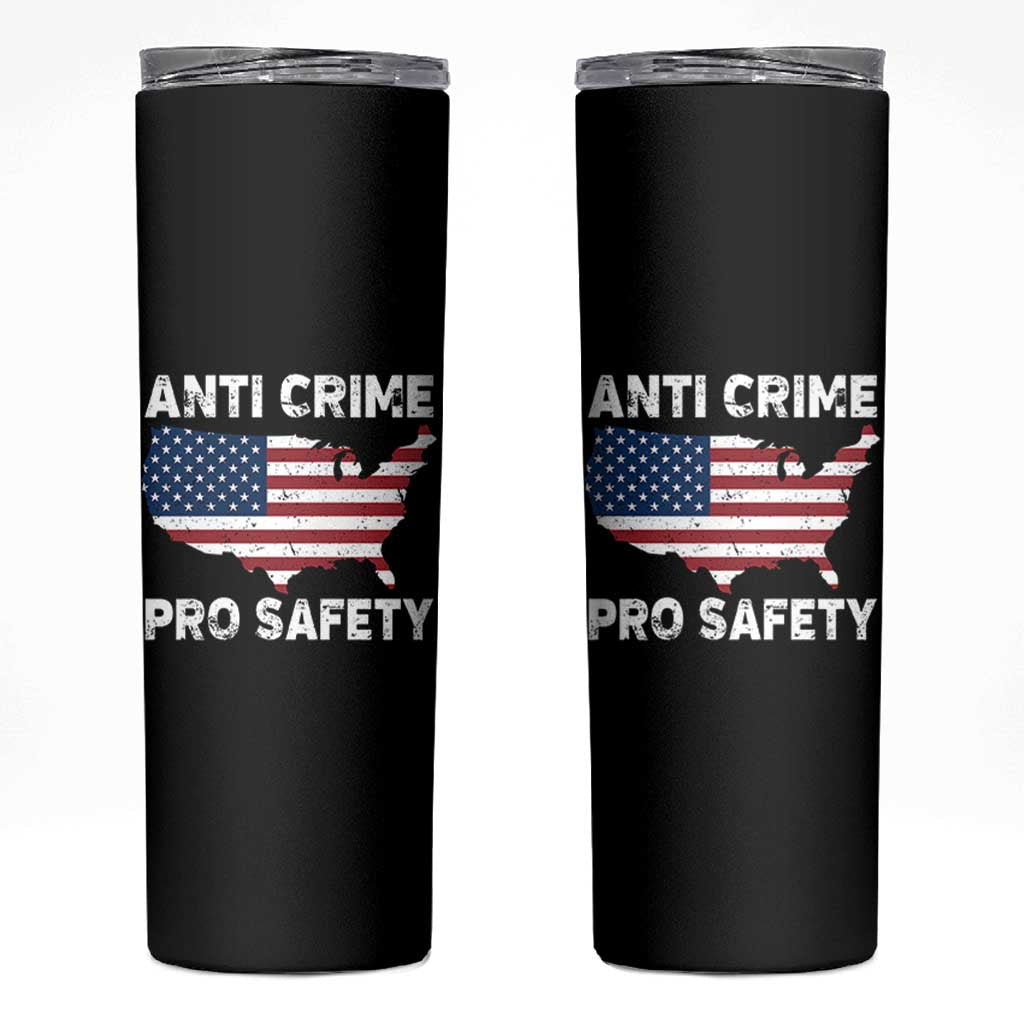 Anti Crime Pro Safety Skinny Tumbler Mayor Resistance Protest Jacob Political