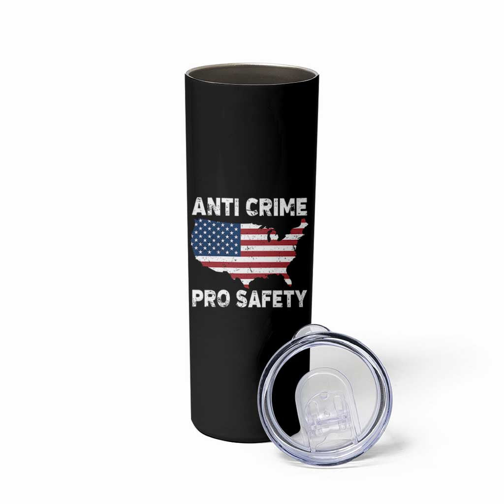 Anti Crime Pro Safety Skinny Tumbler Mayor Resistance Protest Jacob Political