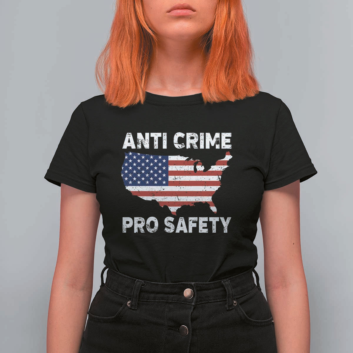 Anti Crime Pro Safety T Shirt For Women Mayor Resistance Protest Jacob Political