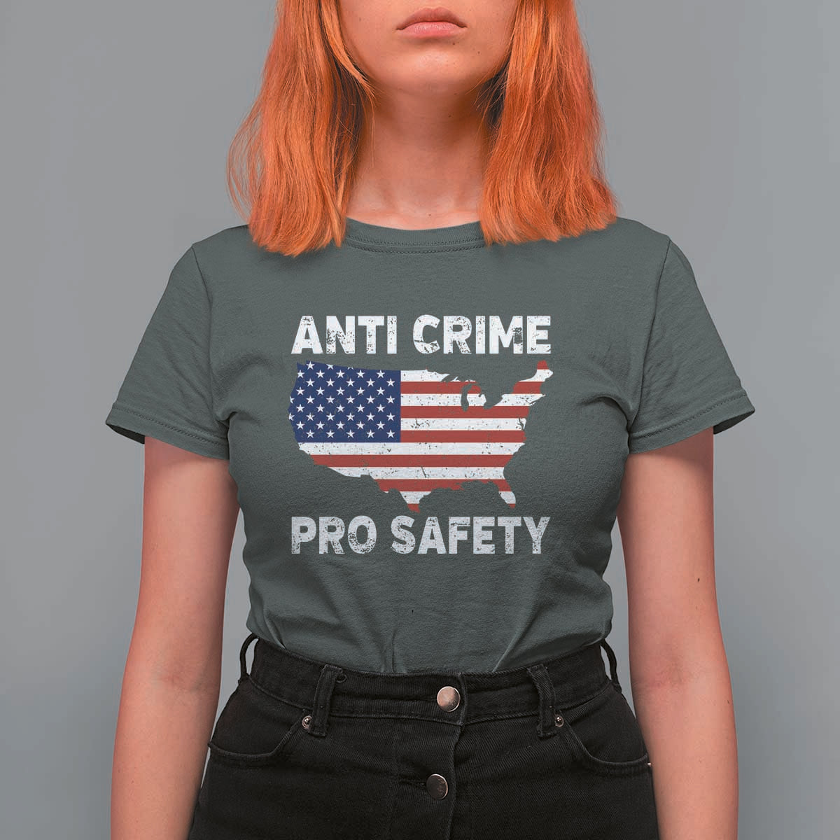Anti Crime Pro Safety T Shirt For Women Mayor Resistance Protest Jacob Political