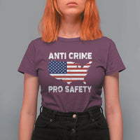 Anti Crime Pro Safety T Shirt For Women Mayor Resistance Protest Jacob Political