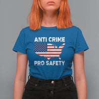Anti Crime Pro Safety T Shirt For Women Mayor Resistance Protest Jacob Political