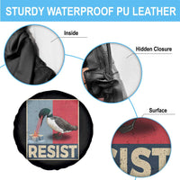 Minnesota Loon Resist Spare Tire Cover Loon Bird Laser Ice Cube Poster Graphic
