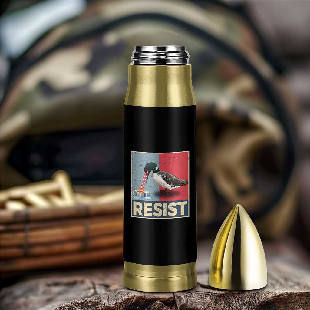 Minnesota Loon Resist Bullet Tumbler Loon Bird Laser Ice Cube Poster Graphic