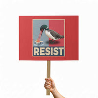 Minnesota Loon Resist Protest Sign Loon Bird Laser Ice Cube Poster Graphic