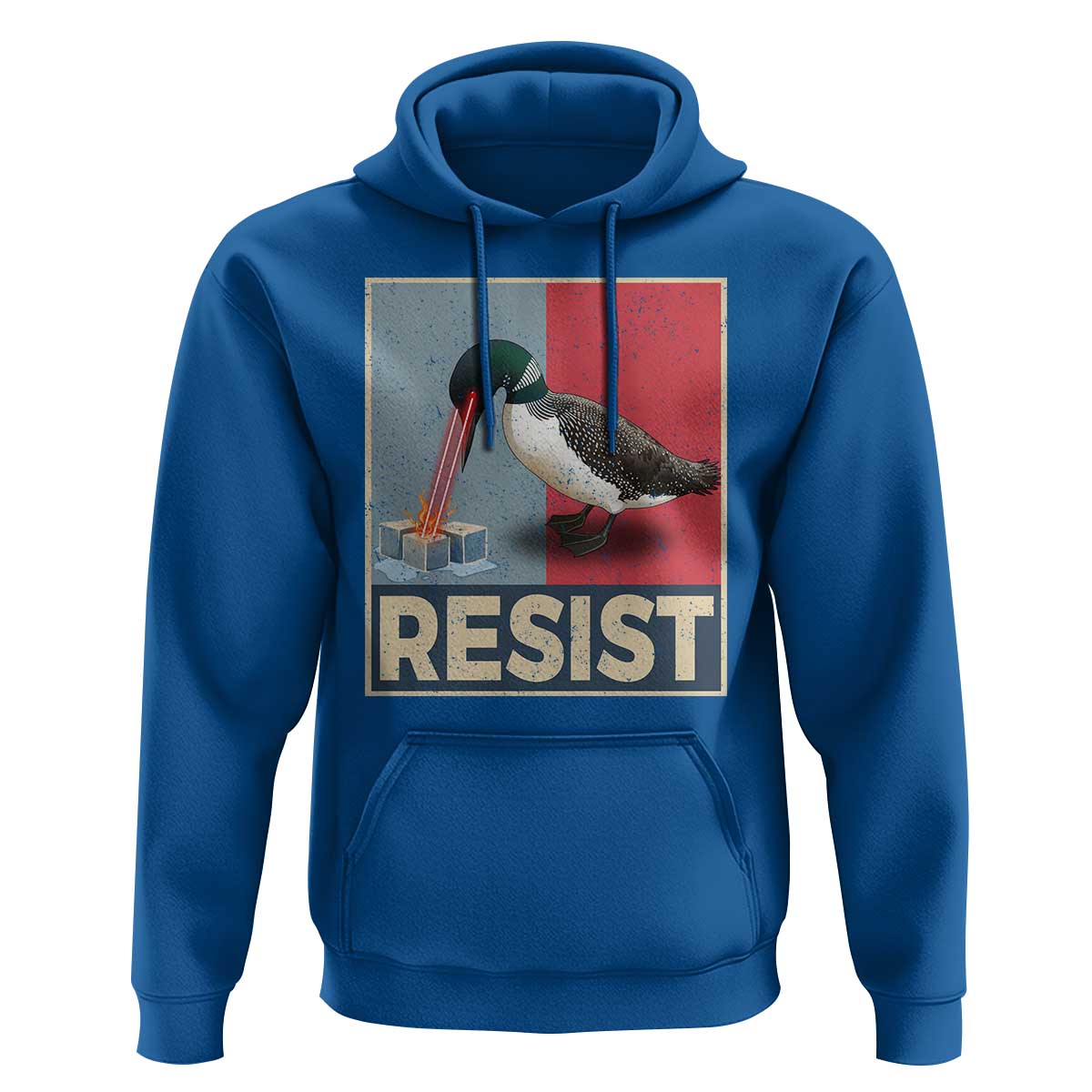 Minnesota Loon Resist Hoodie Loon Bird Laser Ice Cube Poster Graphic
