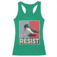 Minnesota Loon Resist Racerback Tank Top Loon Bird Laser Ice Cube Poster Graphic