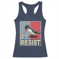 Minnesota Loon Resist Racerback Tank Top Loon Bird Laser Ice Cube Poster Graphic