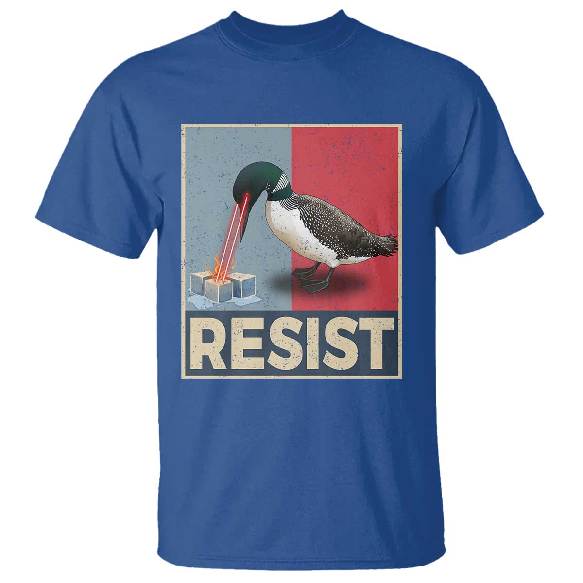 Minnesota Loon Resist T Shirt Loon Bird Laser Ice Cube Poster Graphic
