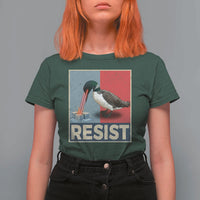 Minnesota Loon Resist T Shirt For Women Loon Bird Laser Ice Cube Poster Graphic