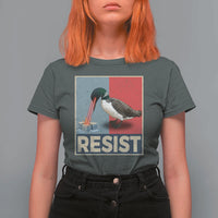 Minnesota Loon Resist T Shirt For Women Loon Bird Laser Ice Cube Poster Graphic