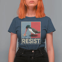 Minnesota Loon Resist T Shirt For Women Loon Bird Laser Ice Cube Poster Graphic