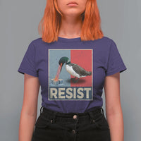 Minnesota Loon Resist T Shirt For Women Loon Bird Laser Ice Cube Poster Graphic