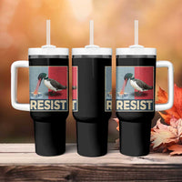 Minnesota Loon Resist Tumbler With Handle Loon Bird Laser Ice Cube Poster Graphic