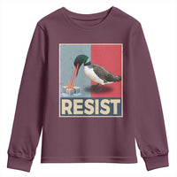 Minnesota Loon Resist Youth Sweatshirt Loon Bird Laser Ice Cube Poster Graphic