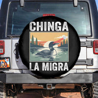 Chinga La Migra Spare Tire Cover Minnesota Loon Laser Ice Cube Political Protest