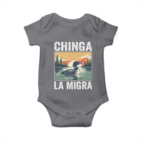 Chinga La Migra Baby Onesie Minnesota Loon Laser Ice Cube Political Protest