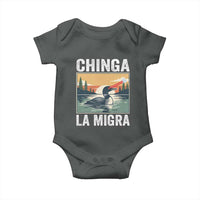 Chinga La Migra Baby Onesie Minnesota Loon Laser Ice Cube Political Protest