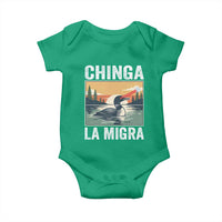Chinga La Migra Baby Onesie Minnesota Loon Laser Ice Cube Political Protest