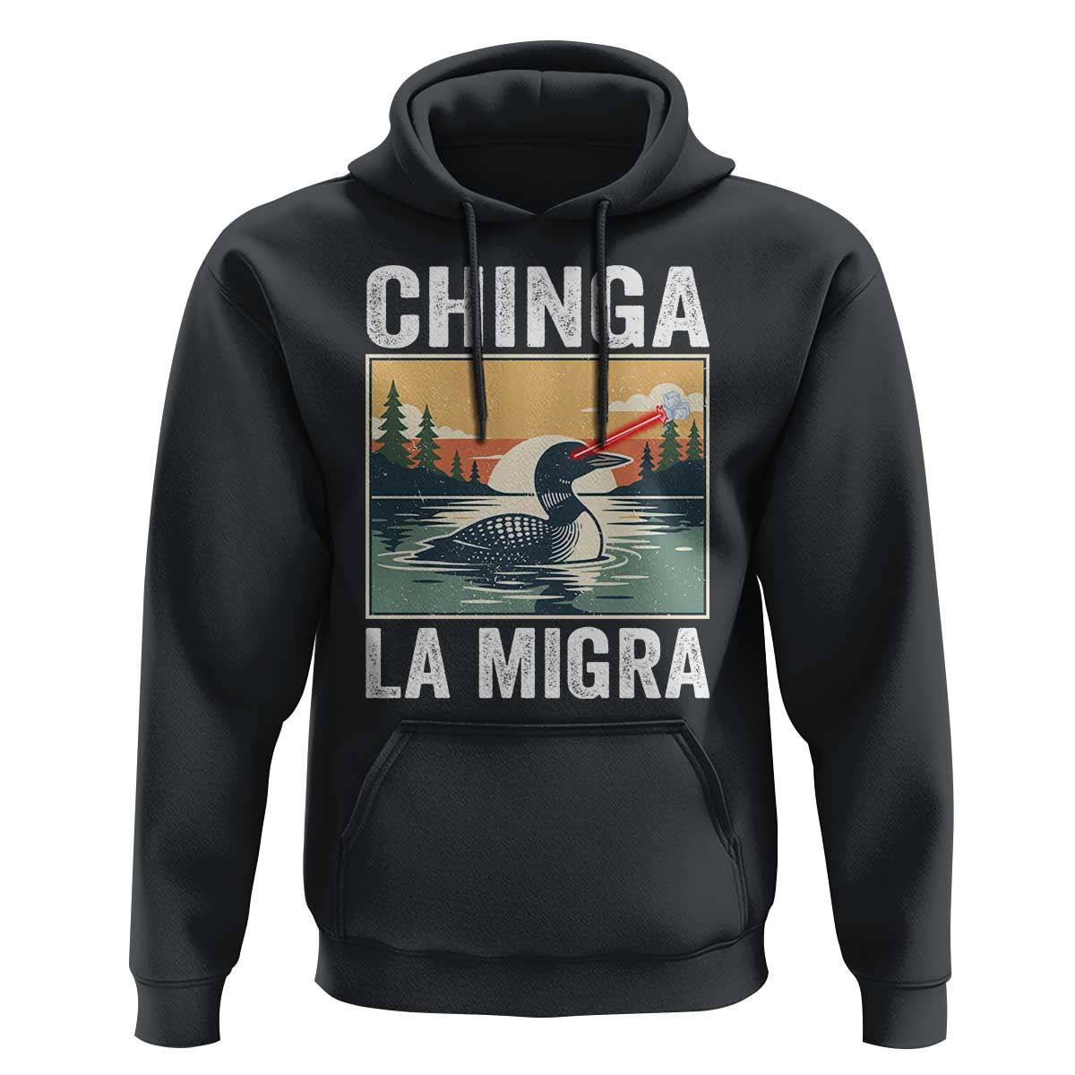 Chinga La Migra Hoodie Minnesota Loon Laser Ice Cube Political Protest