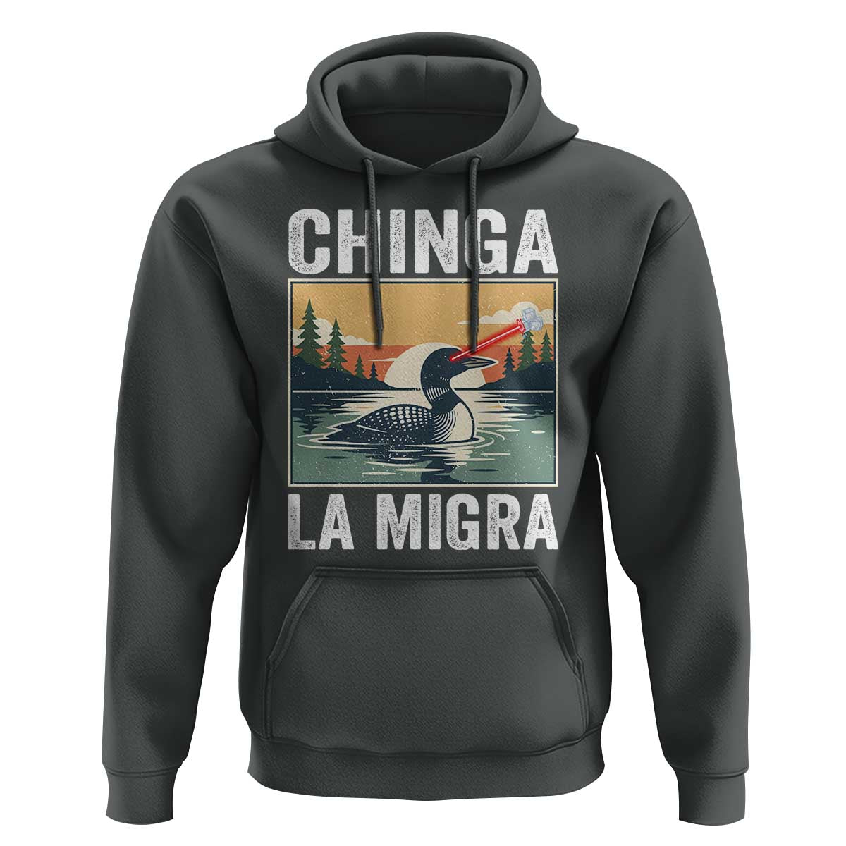 Chinga La Migra Hoodie Minnesota Loon Laser Ice Cube Political Protest