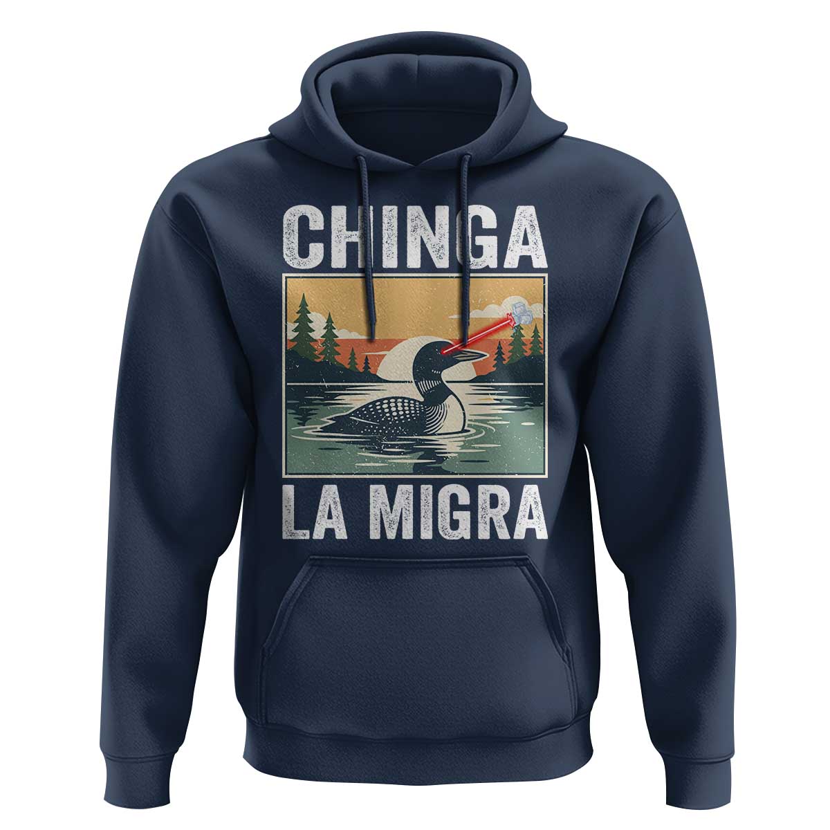 Chinga La Migra Hoodie Minnesota Loon Laser Ice Cube Political Protest