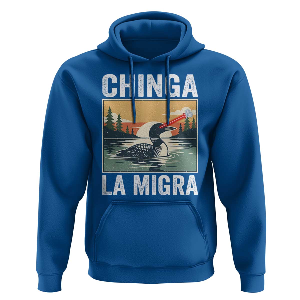 Chinga La Migra Hoodie Minnesota Loon Laser Ice Cube Political Protest